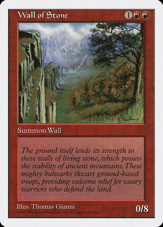 Wall of Stone [Fifth Edition] | Mindsight Gaming