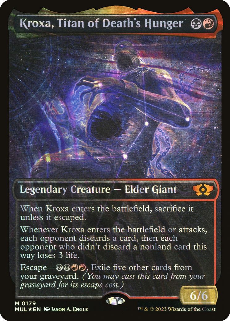 Kroxa, Titan of Death's Hunger (Halo Foil) [Multiverse Legends] | Mindsight Gaming