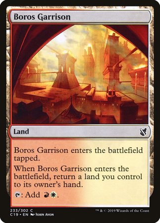 Boros Garrison [Commander 2019] | Mindsight Gaming