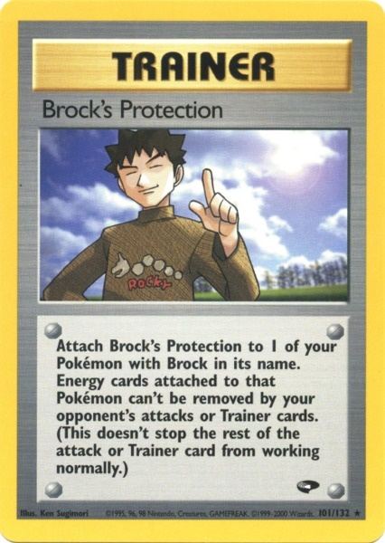 Brock's Protection (101/132) [Gym Challenge Unlimited] | Mindsight Gaming