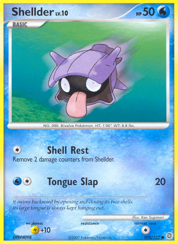 Shellder (105/132) [Diamond & Pearl: Secret Wonders] | Mindsight Gaming