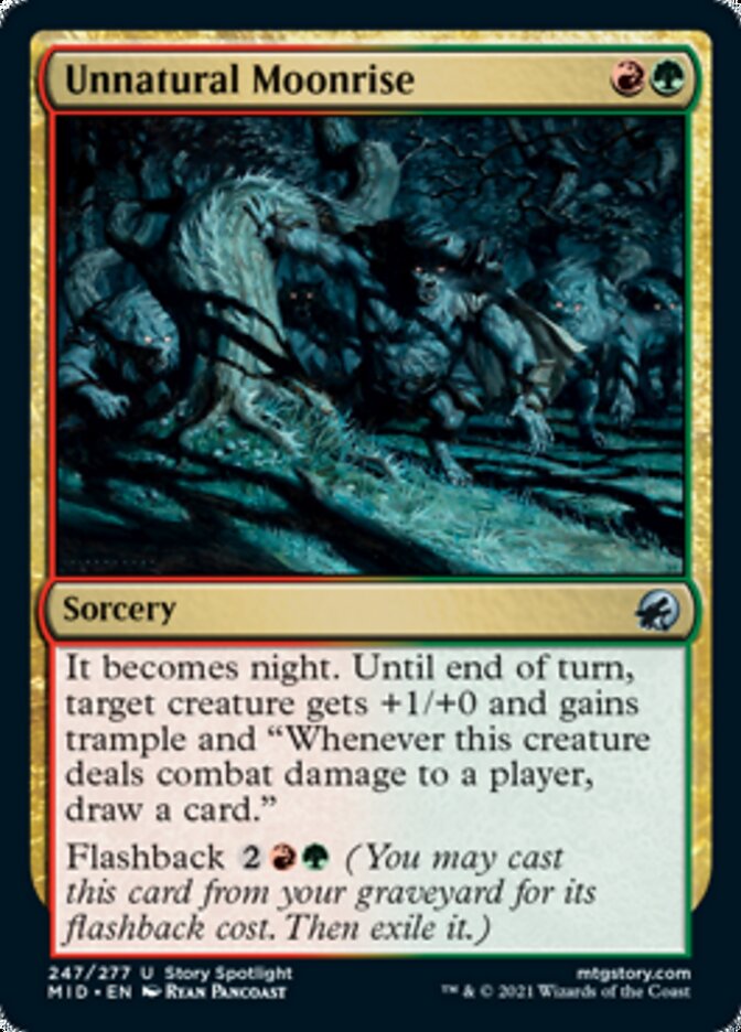 Unnatural Moonrise [Innistrad: Midnight Hunt] | Mindsight Gaming