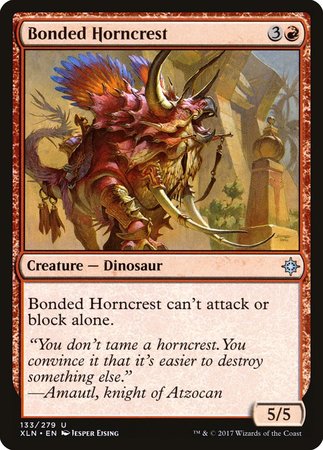 Bonded Horncrest [Ixalan] | Mindsight Gaming