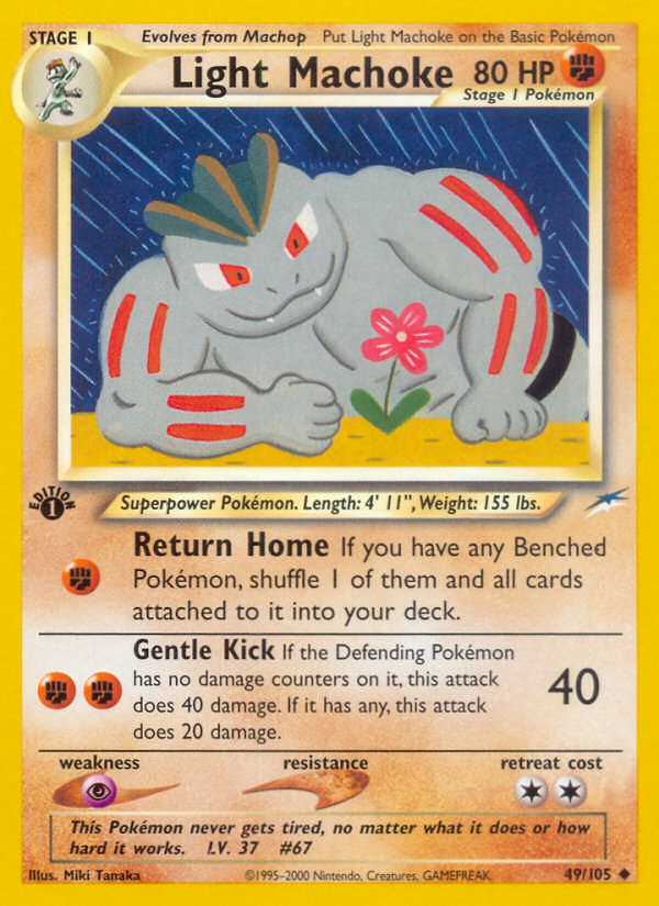 Light Machoke (49/105) [Neo Destiny 1st Edition] | Mindsight Gaming