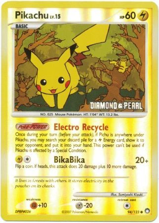 Pikachu (94/123) [Burger King Promos: 2008 Collection] | Mindsight Gaming