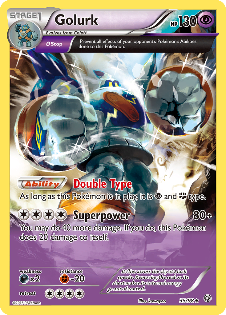 Golurk (35/98) [XY: Ancient Origins] | Mindsight Gaming