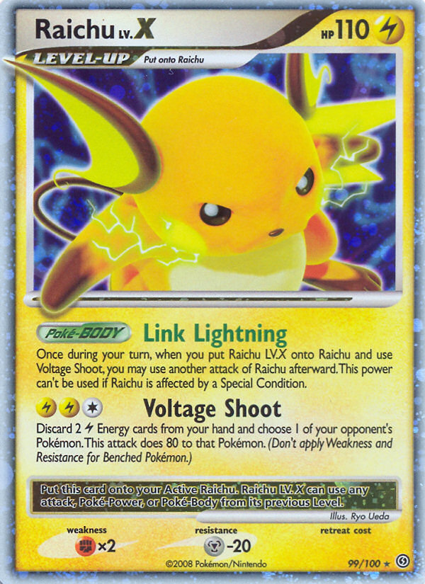 Raichu LV.X (99/100) [Diamond & Pearl: Stormfront] | Mindsight Gaming