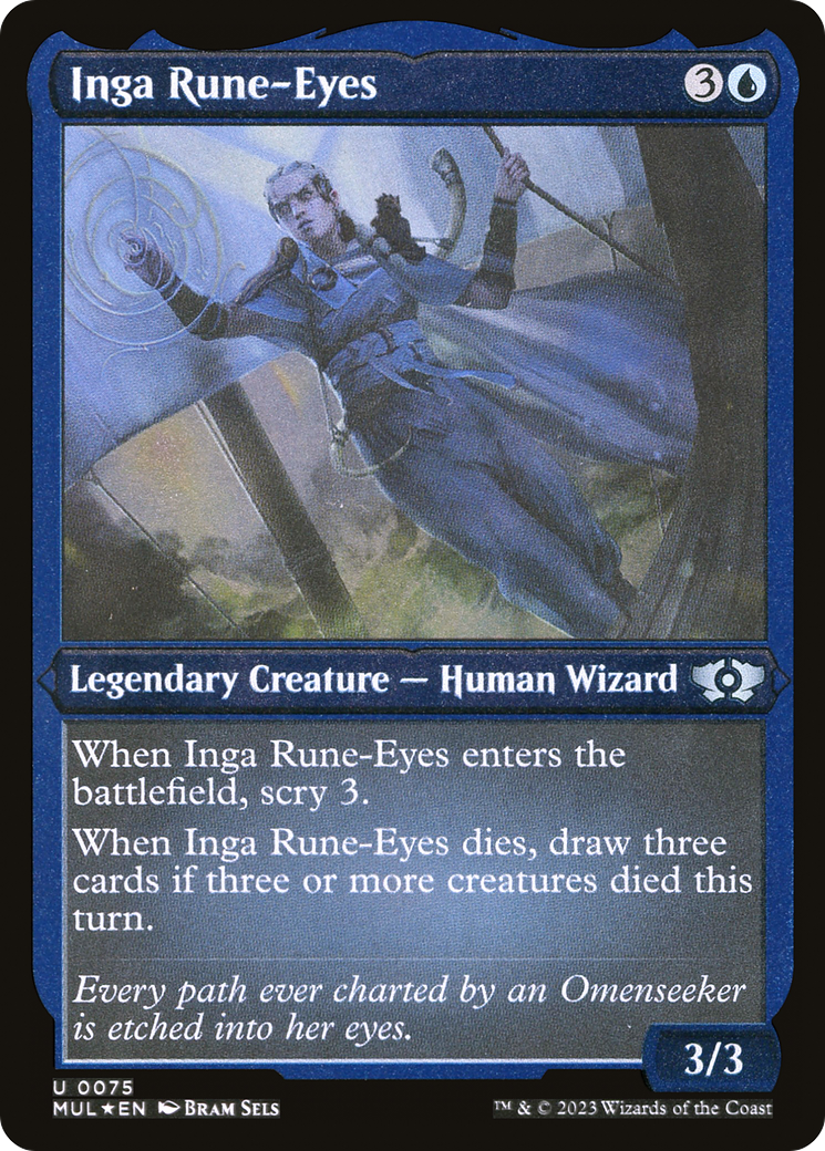 Inga Rune-Eyes (Foil Etched) [Multiverse Legends] | Mindsight Gaming