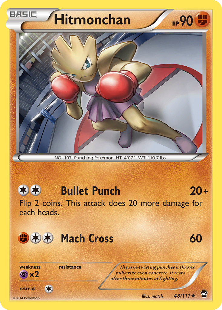 Hitmonchan (48/111) [XY: Furious Fists] | Mindsight Gaming