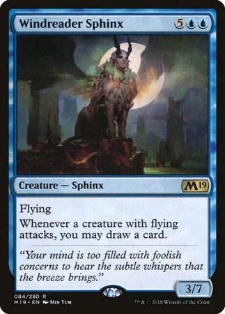 Windreader Sphinx [Core Set 2019] | Mindsight Gaming