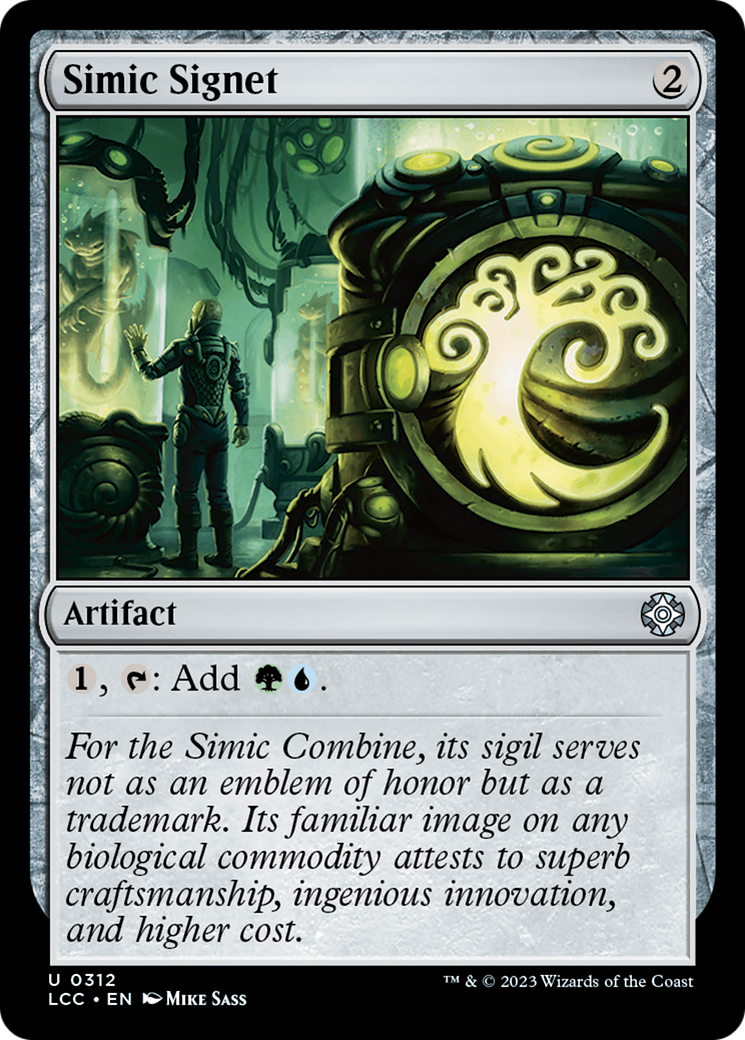 Simic Signet [The Lost Caverns of Ixalan Commander] | Mindsight Gaming