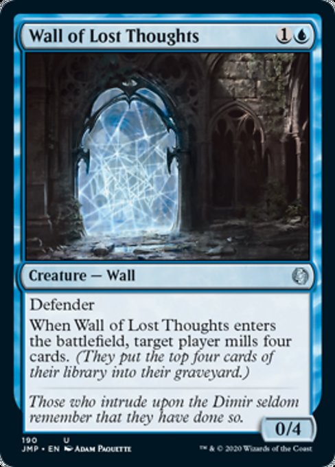 Wall of Lost Thoughts [Jumpstart] | Mindsight Gaming