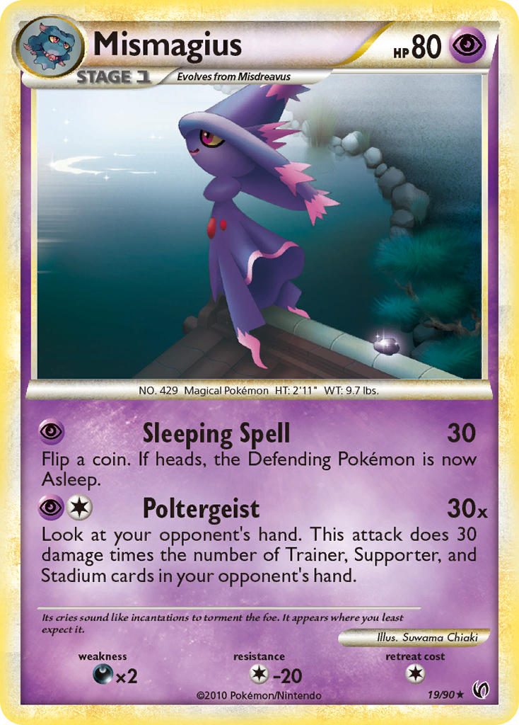 Mismagius (19/90) [HeartGold & SoulSilver: Undaunted] | Mindsight Gaming