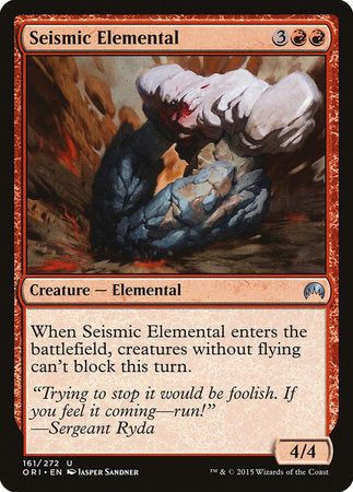 Seismic Elemental [Magic Origins] | Mindsight Gaming