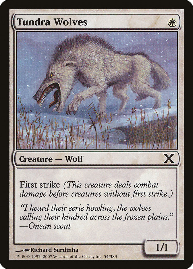 Tundra Wolves [Tenth Edition] | Mindsight Gaming