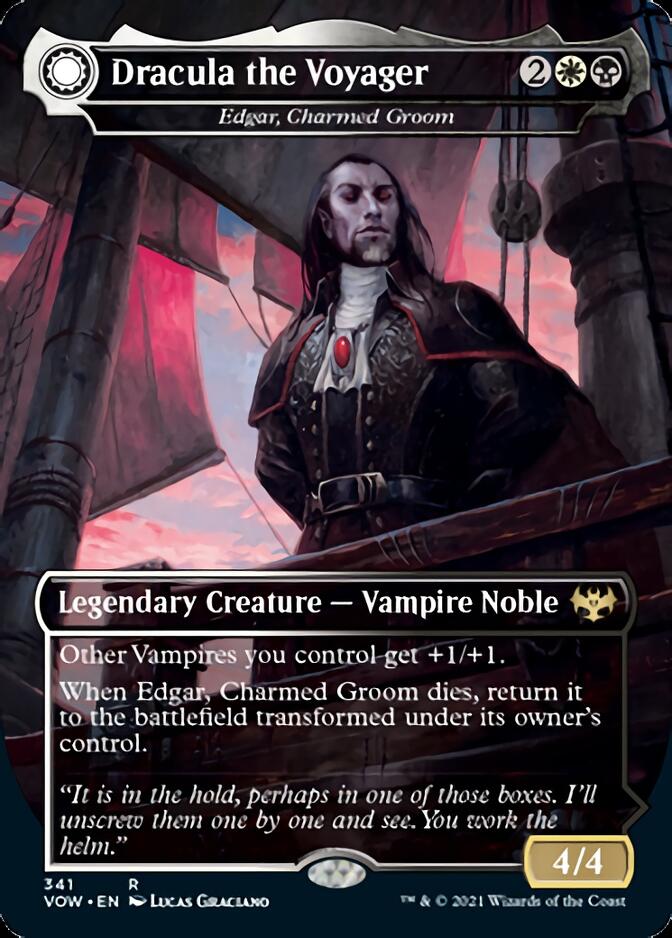 Edgar, Charmed Groom // Edgar Markov's Coffin - Dracula the Voyager // Casket of Native Earth [Innistrad: Crimson Vow] | Mindsight Gaming