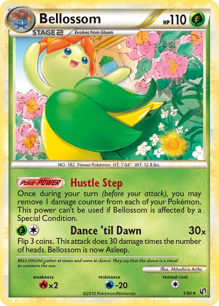 Bellossom (1/90) (Theme Deck Exclusive) [HeartGold & SoulSilver: Undaunted] | Mindsight Gaming