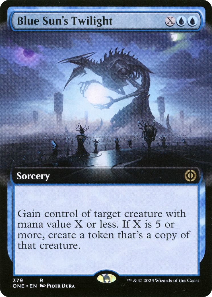 Blue Sun's Twilight (Extended Art) [Phyrexia: All Will Be One] | Mindsight Gaming