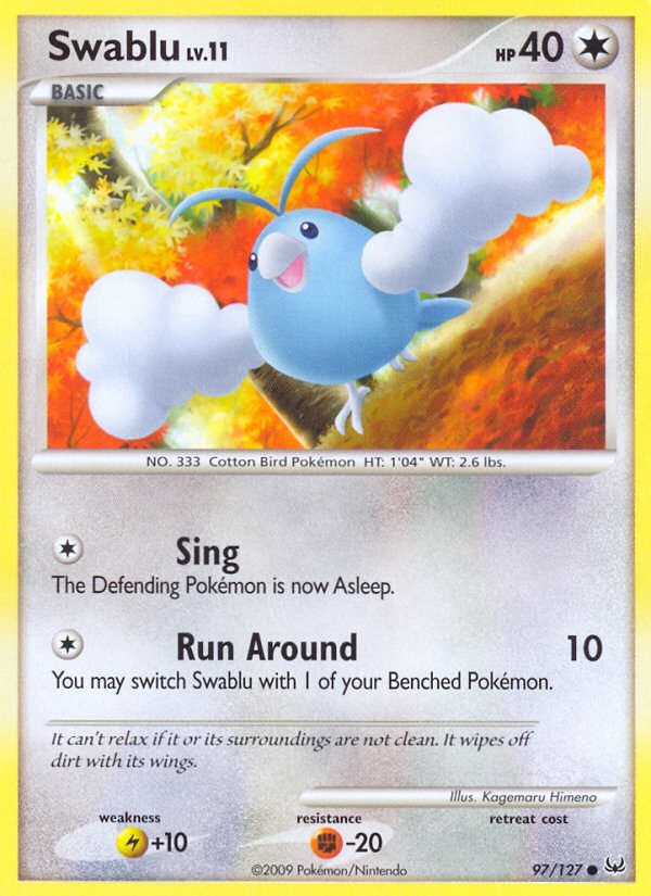 Swablu (97/127) [Platinum: Base Set] | Mindsight Gaming