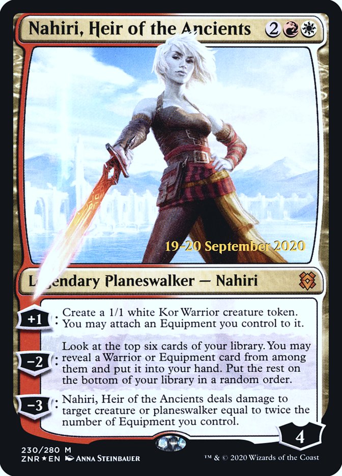 Nahiri, Heir of the Ancients  [Zendikar Rising Prerelease Promos] | Mindsight Gaming