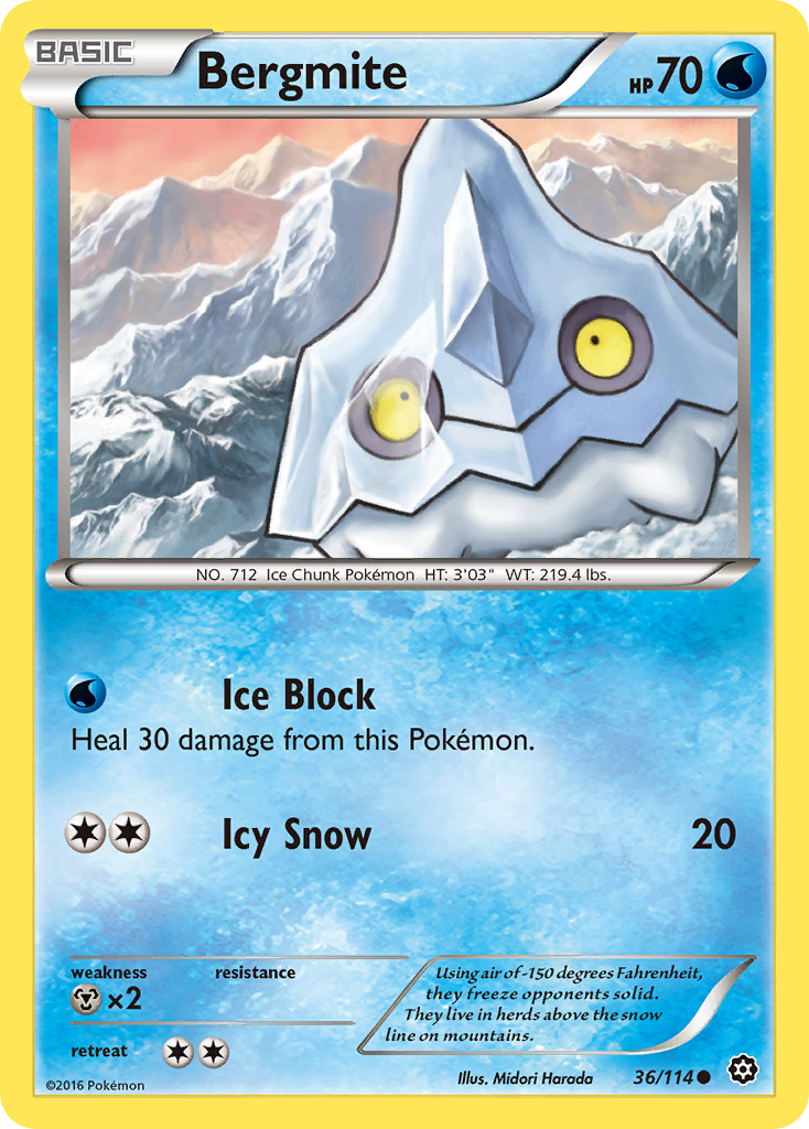 Bergmite (36/114) [XY: Steam Siege] | Mindsight Gaming