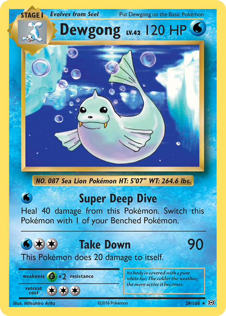 Dewgong (29/108) [XY: Evolutions] | Mindsight Gaming