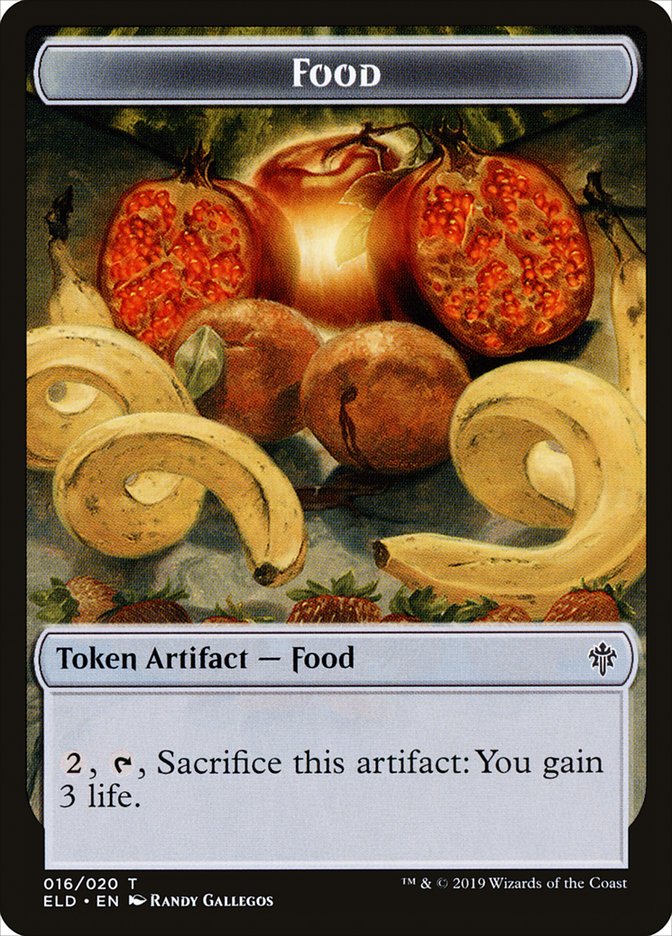 Food (016/020) [Throne of Eldraine Tokens] | Mindsight Gaming