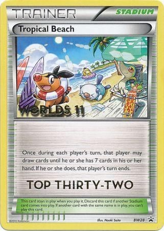 Tropical Beach (BW28) (Top 32) [Black & White: Black Star Promos] | Mindsight Gaming