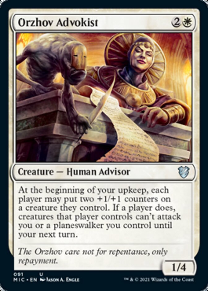 Orzhov Advokist [Innistrad: Midnight Hunt Commander] | Mindsight Gaming