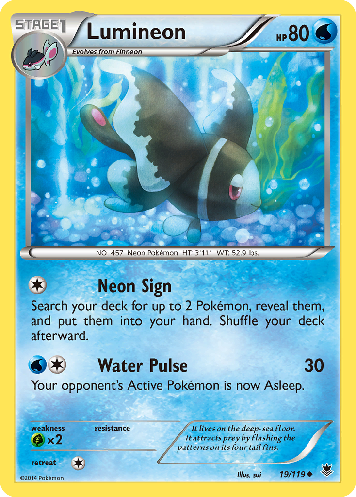 Lumineon (19/119) [XY: Phantom Forces] | Mindsight Gaming