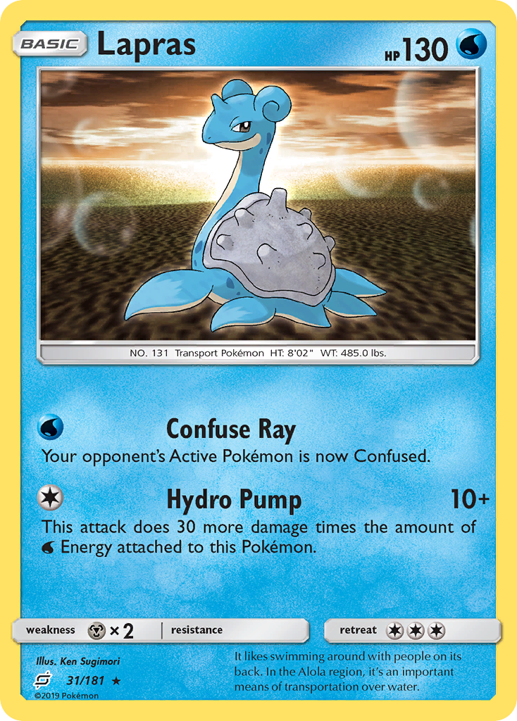 Lapras (31/181) [Sun & Moon: Team Up] | Mindsight Gaming