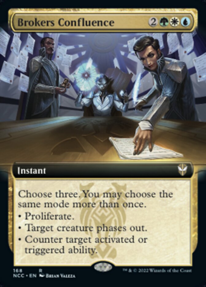 Brokers Confluence (Extended Art) [Streets of New Capenna Commander] | Mindsight Gaming