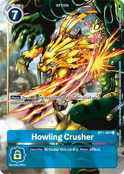 Howling Crusher [BT1-101] (Dash Pack) [Release Special Booster Ver.1.5 Promos] | Mindsight Gaming