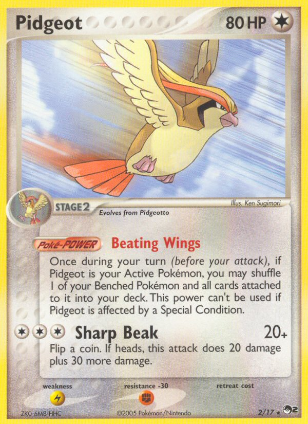 Pidgeot (2/17) [POP Series 2] | Mindsight Gaming