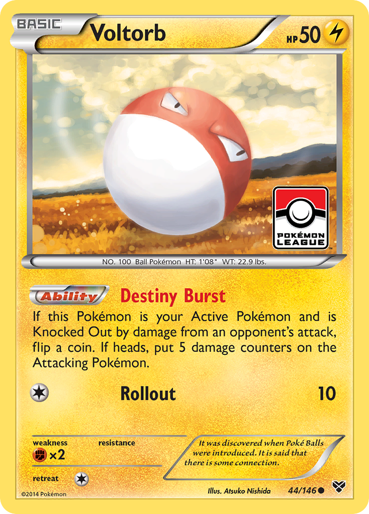 Voltorb (44/146) [XY: Base Set] | Mindsight Gaming