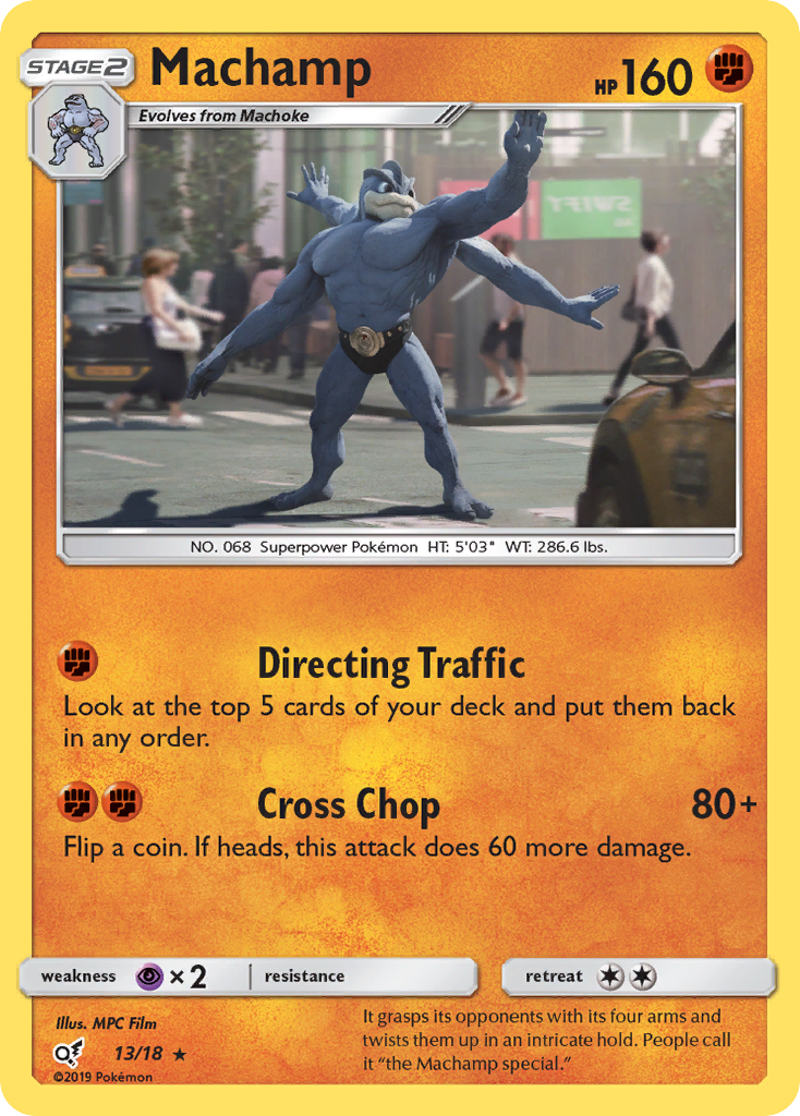 Machamp (13/18) [Sun & Moon: Detective Pikachu] | Mindsight Gaming