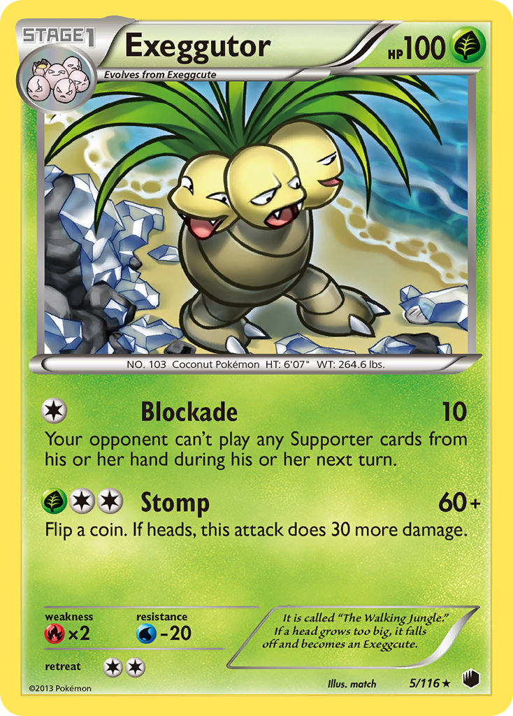 Exeggutor (5/116) [Black & White: Plasma Freeze] | Mindsight Gaming