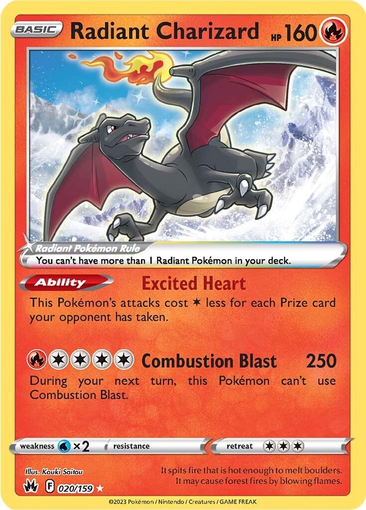 Radiant Charizard (020/159) [Sword & Shield: Crown Zenith] | Mindsight Gaming