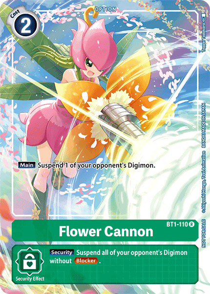 Flower Cannon [BT1-110] (Tamer's Evolution Box) [Release Special Booster Ver.1.0 Promos] | Mindsight Gaming