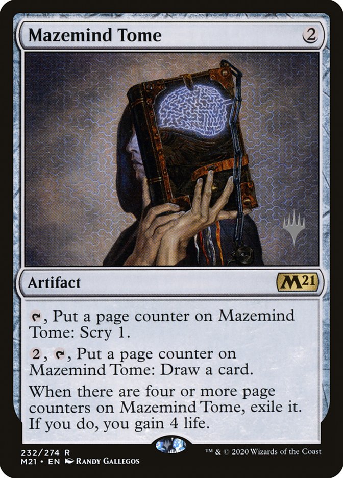 Mazemind Tome (Promo Pack) [Core Set 2021 Promos] | Mindsight Gaming