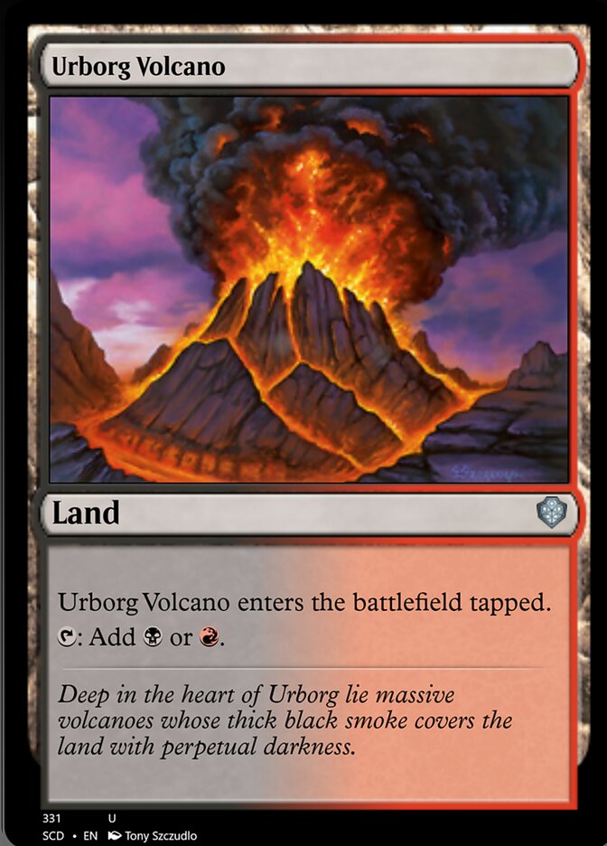 Urborg Volcano [Starter Commander Decks] | Mindsight Gaming