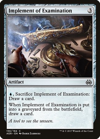 Implement of Examination [Aether Revolt] | Mindsight Gaming