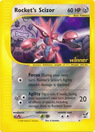 Rocket's Scizor (4) (Jumbo Card) [Best of Promos] | Mindsight Gaming