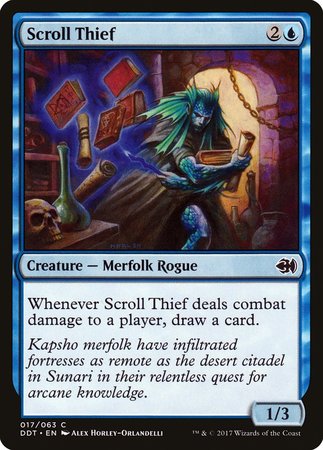 Scroll Thief [Duel Decks: Merfolk vs. Goblins] | Mindsight Gaming