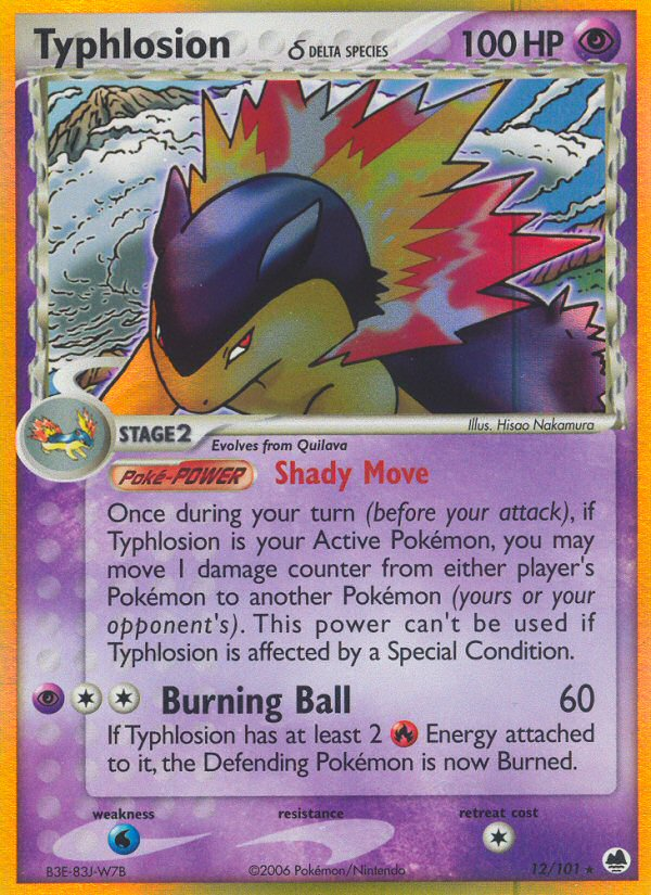 Typhlosion (12/101) (Delta Species) [EX: Dragon Frontiers] | Mindsight Gaming