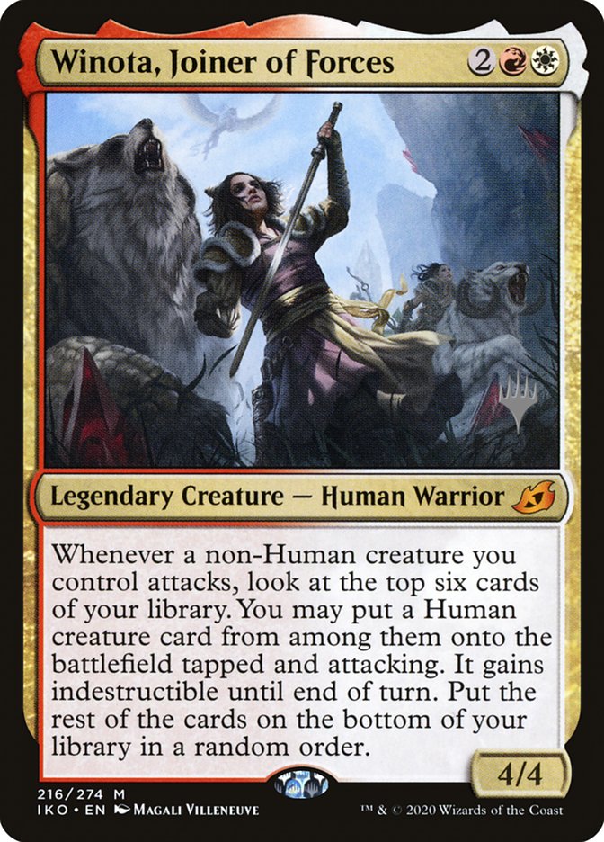 Winota, Joiner of Forces (Promo Pack) [Ikoria: Lair of Behemoths Promos] | Mindsight Gaming