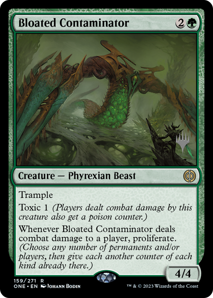 Bloated Contaminator (Promo Pack) [Phyrexia: All Will Be One Promos] | Mindsight Gaming