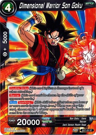 Dimensional Warrior Son Goku (Starter Deck - Shenron's Advent) (SD7-02) [Miraculous Revival] | Mindsight Gaming