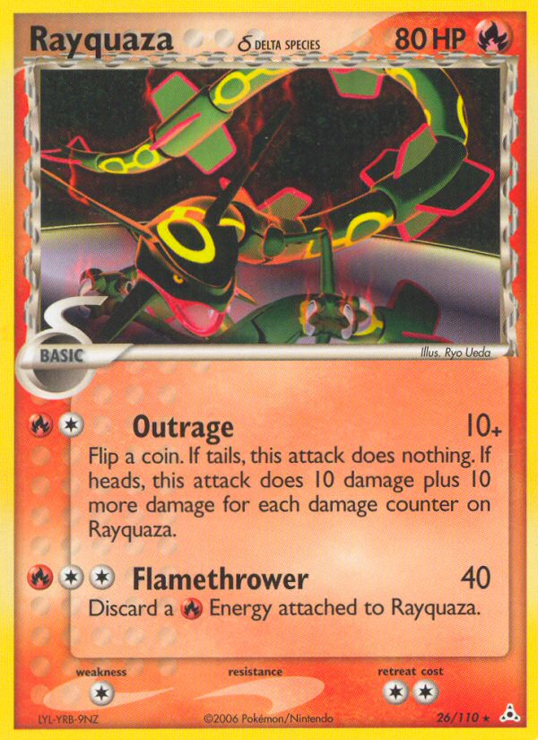 Rayquaza (26/110) (Delta Species) [EX: Holon Phantoms] | Mindsight Gaming