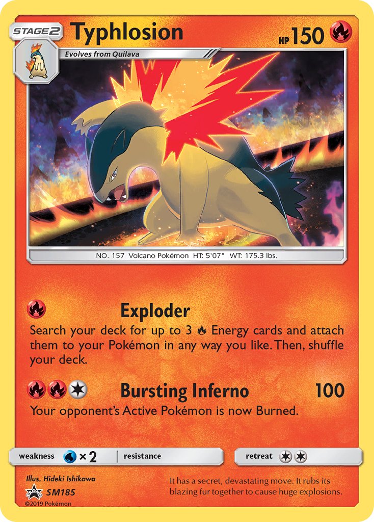 Typhlosion (SM185) [Sun & Moon: Black Star Promos] | Mindsight Gaming